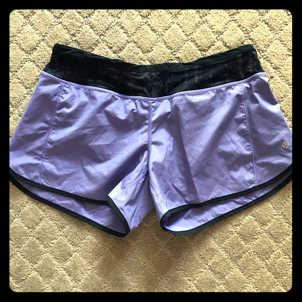 Lululemon running short Size 8. Like new!