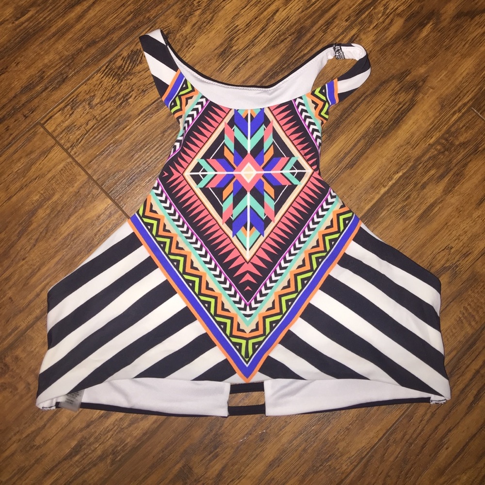 PINK bathing suit top