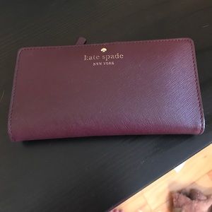 Maroon Kate Spade Wallet!