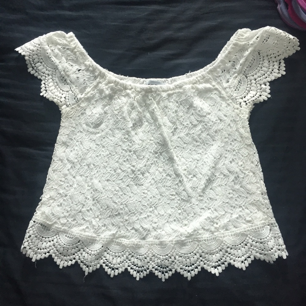 Off shoulder summer blouse