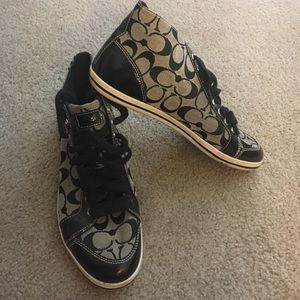 Coach Shoes. Black and grey.
