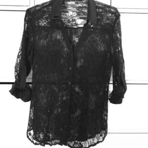 Black Lace Express Portofino Shirt