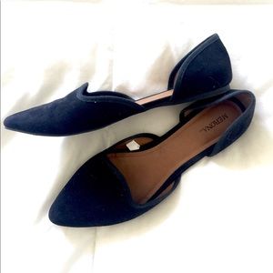 Merona Black Pointed Flats