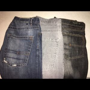 Three Calvin Klein jeans. Perfect condition!