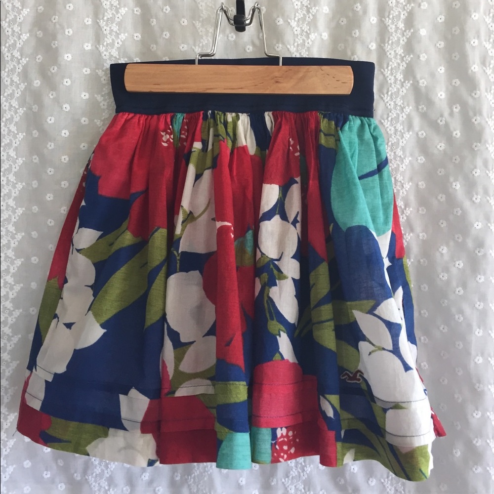 Floral circle skirt