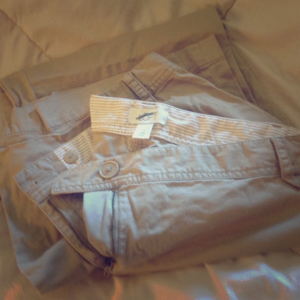 Khaki pants. Size 12, nwot.