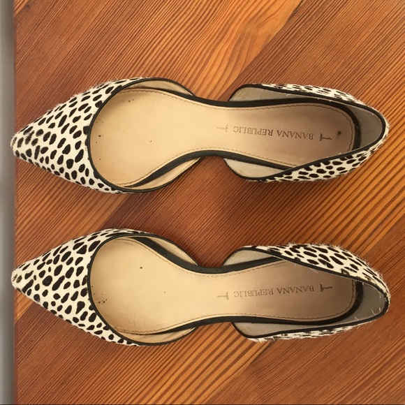 Banana republic calf hair polka dot d'orsay flats - Picture 4 of 4