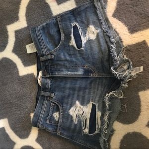 Hollister High Waisted Denim Shorts