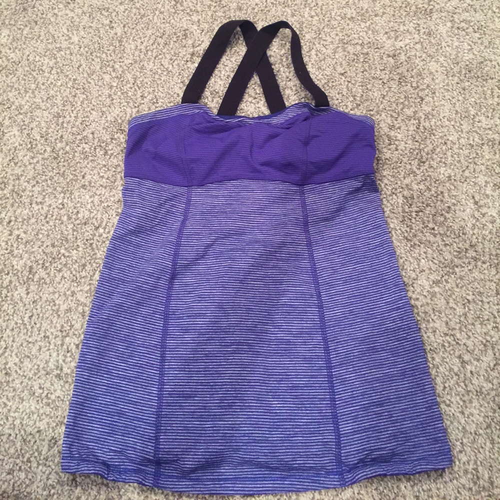 Lululemon stripped workout tank top