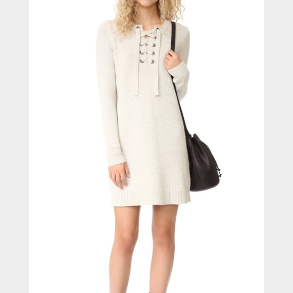 Madewell Dresses & Skirts - 🔥Madewell Lace-Up Sweater Dress