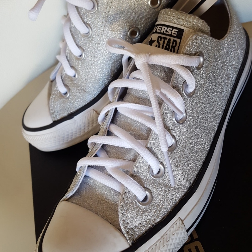 Silver Shimmer  Converse