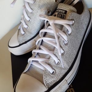 Silver Shimmer  Converse