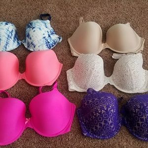Victoria's Secret convertible Bra Lot size 38DD