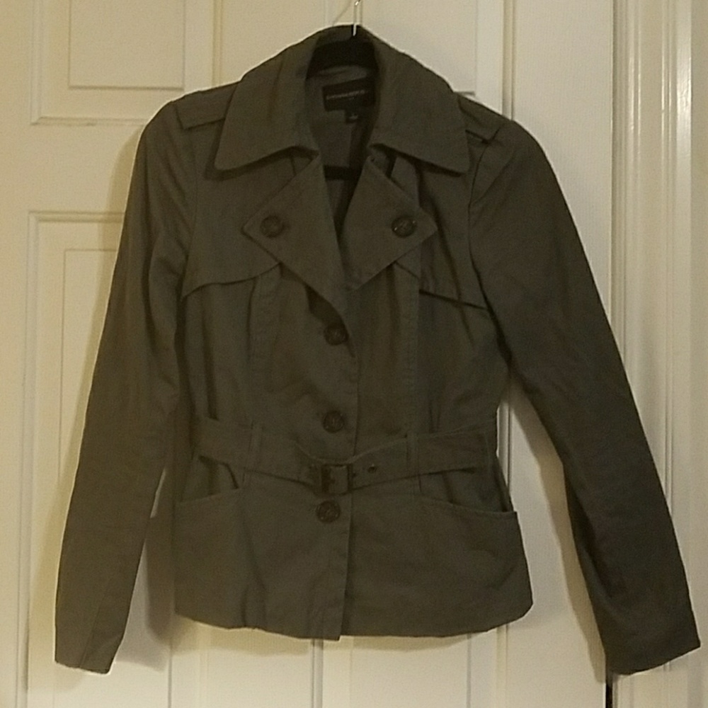 Cropped Button Up Jacket - image 1