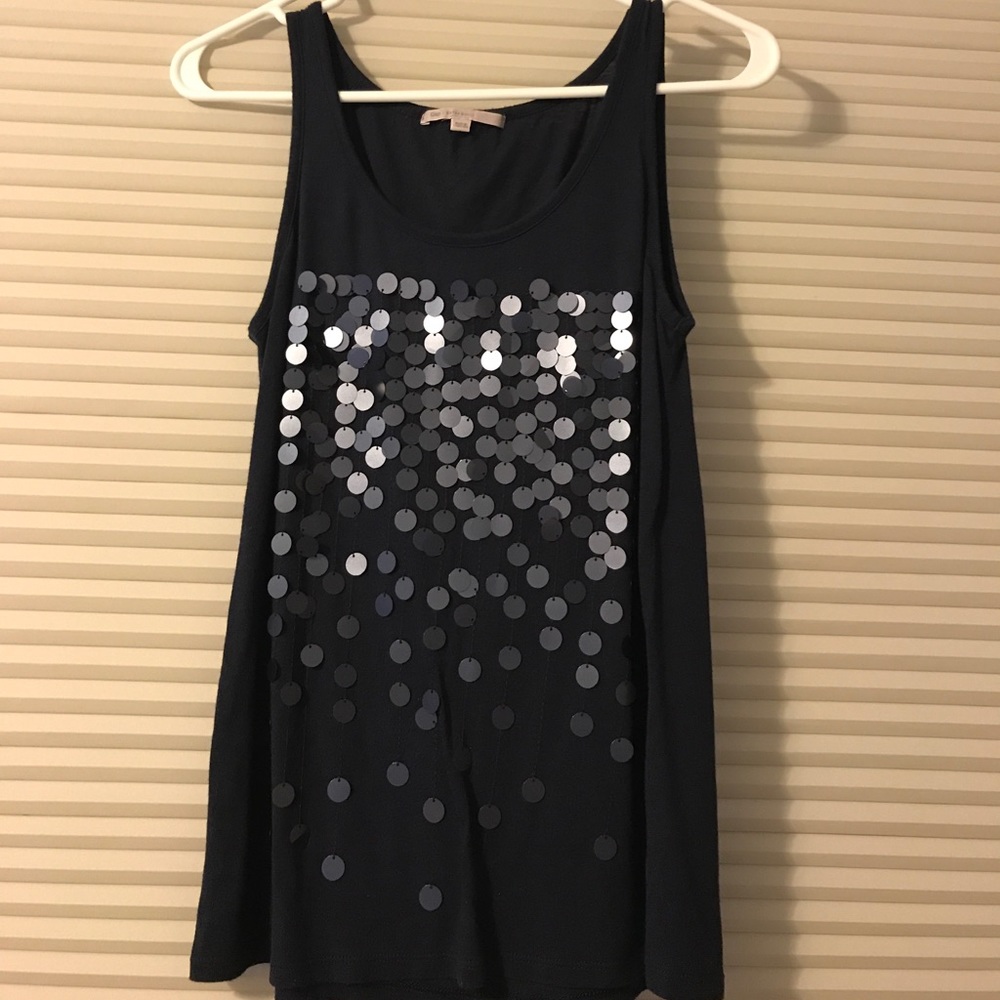 Large sequin tank. Offers accepted