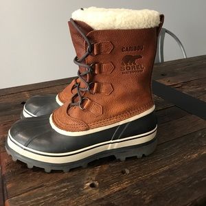 SOREL Caribou Wool Men's Cold Boots Size 11