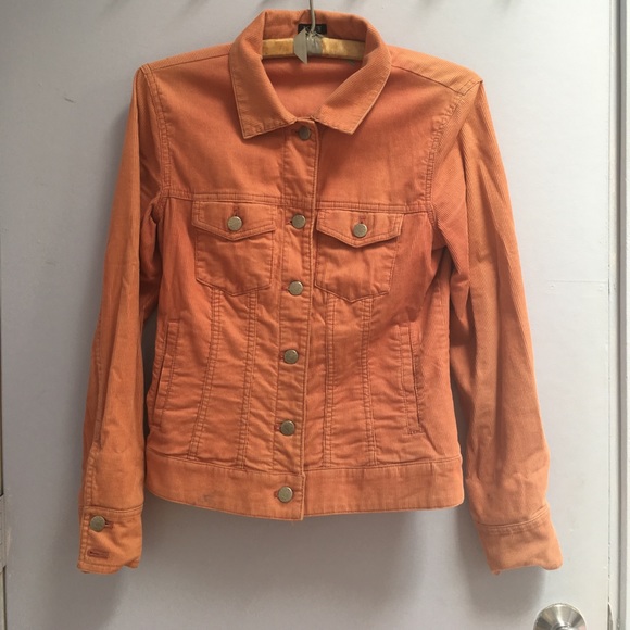 JCrew Factory salmon corduroy jacket XS - Picture 1 of 4