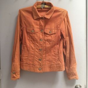 JCrew Factory salmon corduroy jacket XS