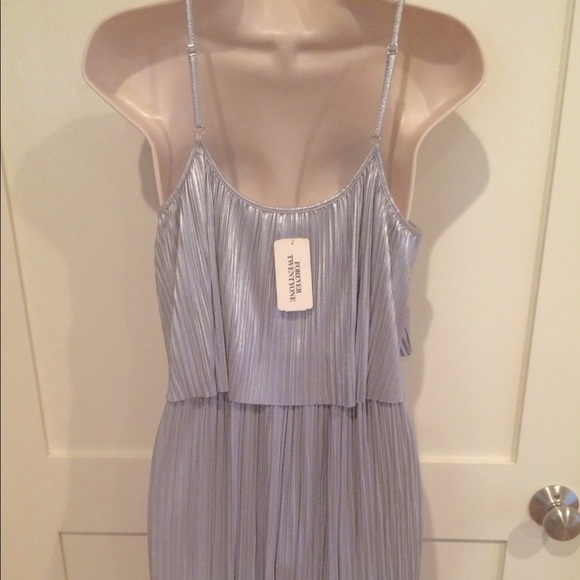 NWT Forever 21 Silver Dress - Size M - Picture 2 of 5