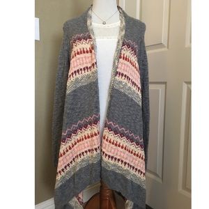 Pretty Multicolored Hi-Low Cardigan 💋