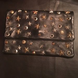 Giuseppe Zanotti leather clutch