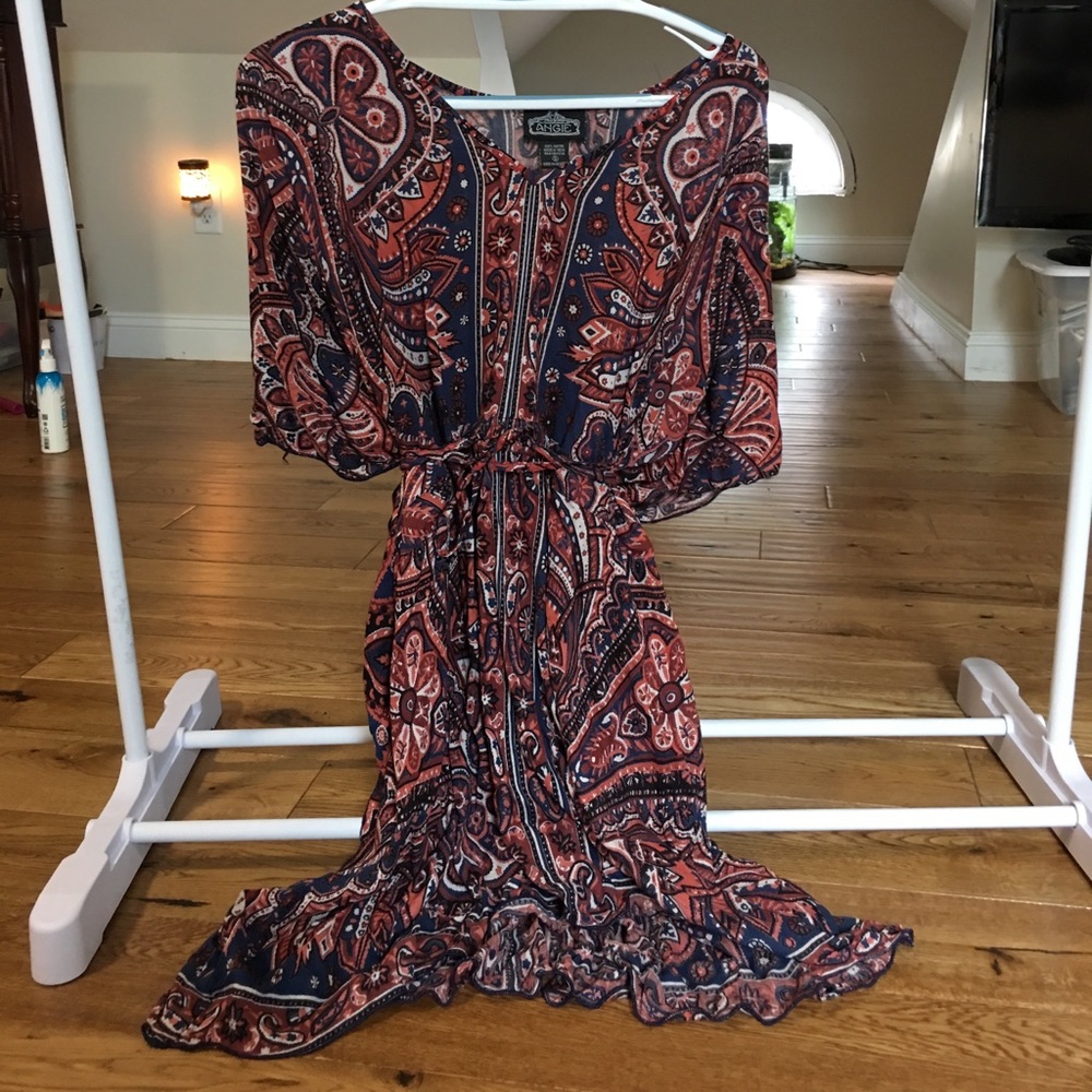 Design print dress