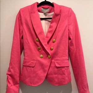 Never worn bright pink H&M Blazer size 6