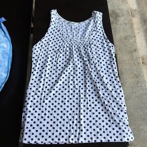 Loft polka dot tank