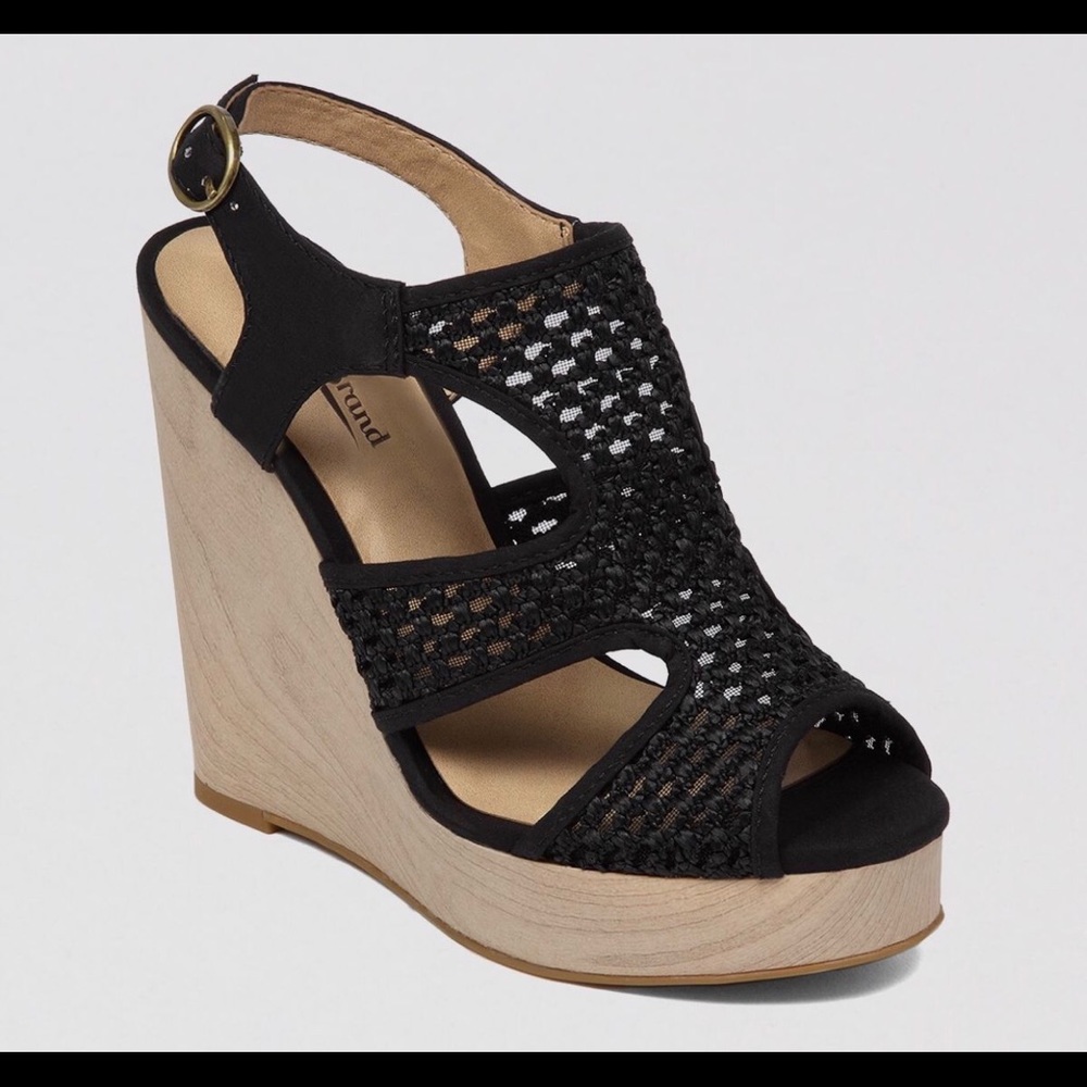 Lucky Brand Crochet Wedges