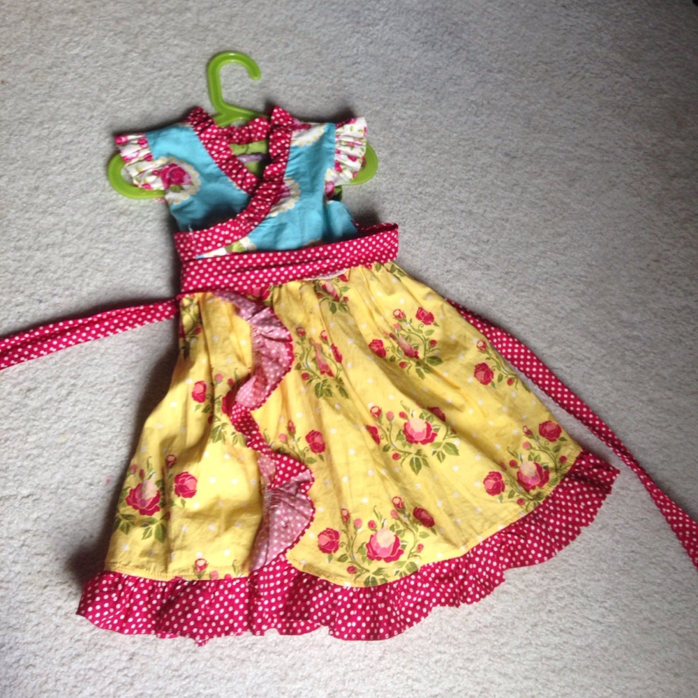 Jelly the Pug wrap dress 3T