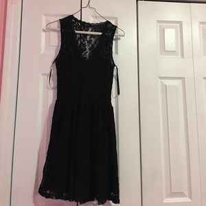 A black dress