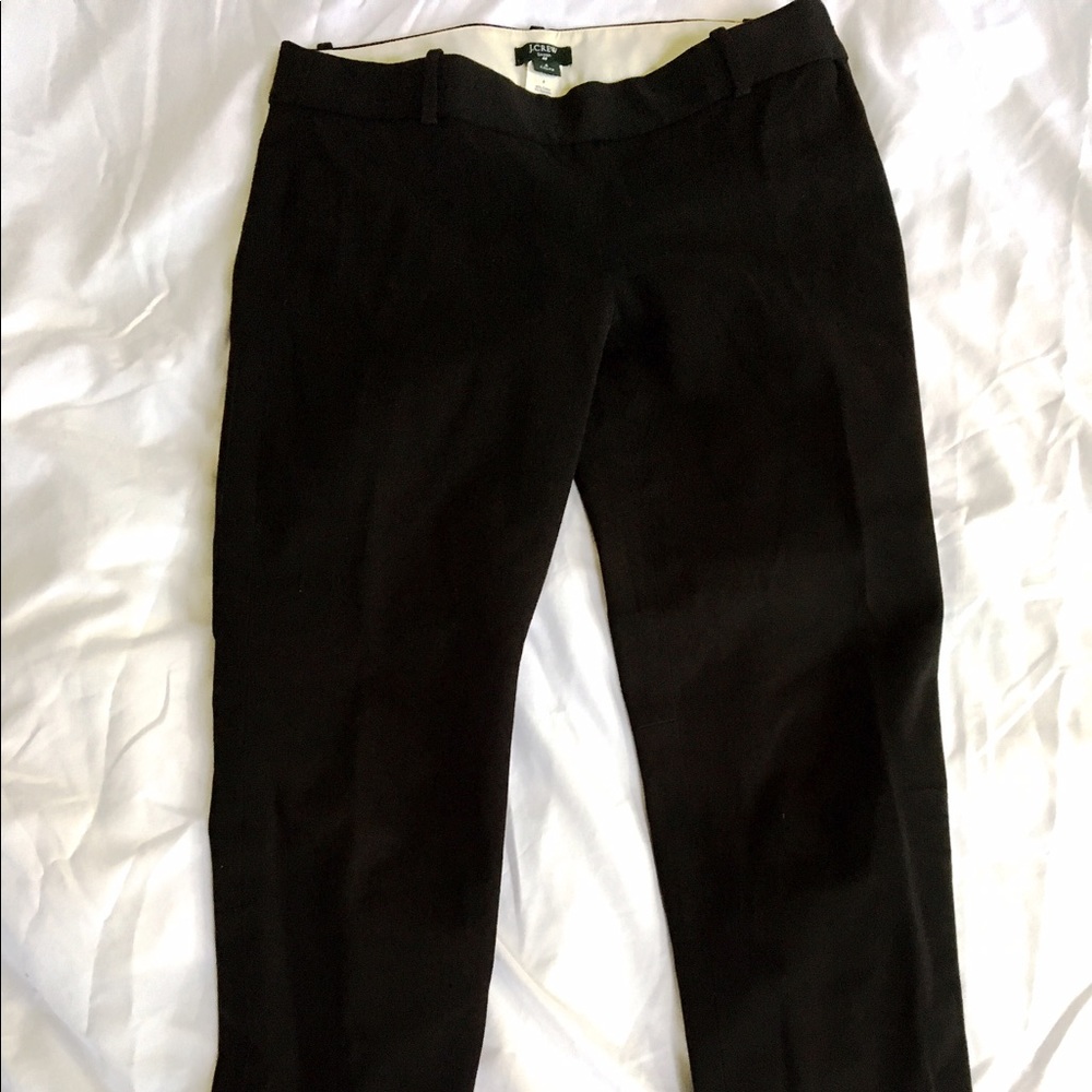 J. Crew Winnie Stretch Pants Black