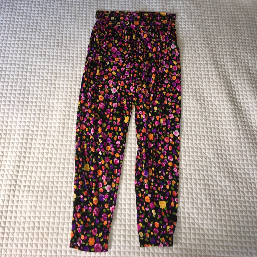 Swimsuit coverup floral pants
