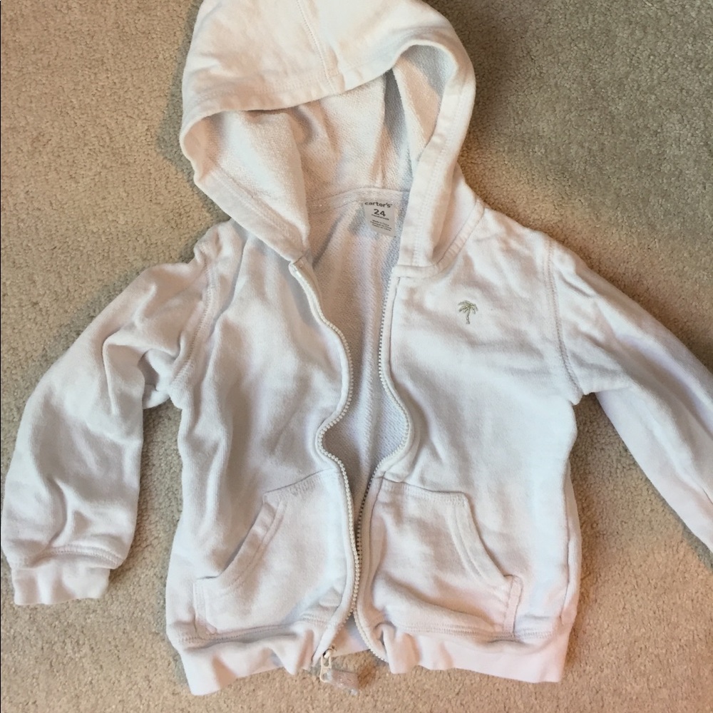 White hoodie