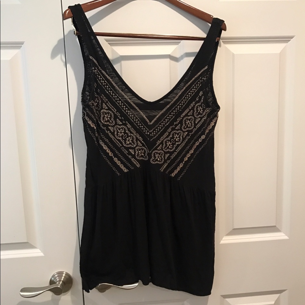 Urban Outfitters ✨ black beaded backless dress