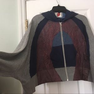 Free People Patchwork Sweatshirt