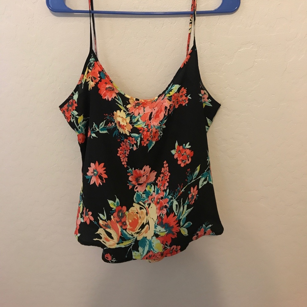 Floral tank top