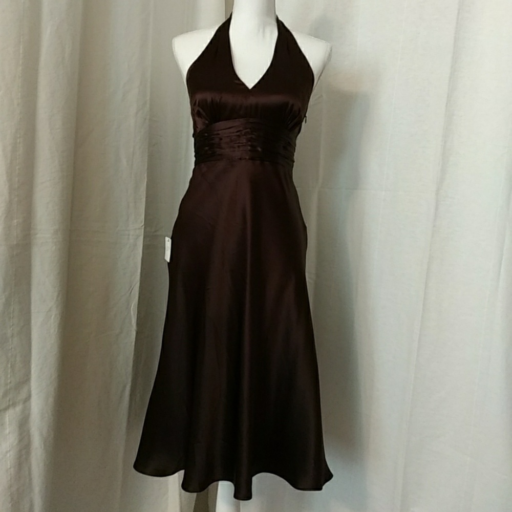 FINAL PRICE: Silk Halter Dress