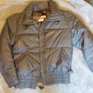 Girls Columbia puff jacket/coat.  Gray size 7/8