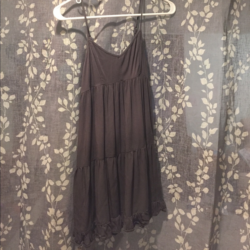 American Eagle gray, babydoll dress