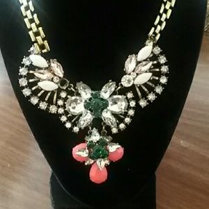 Gorgeous gemstone statement necklace
