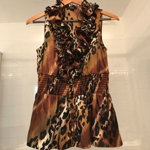 Fun and gorgeous leopard print blouse