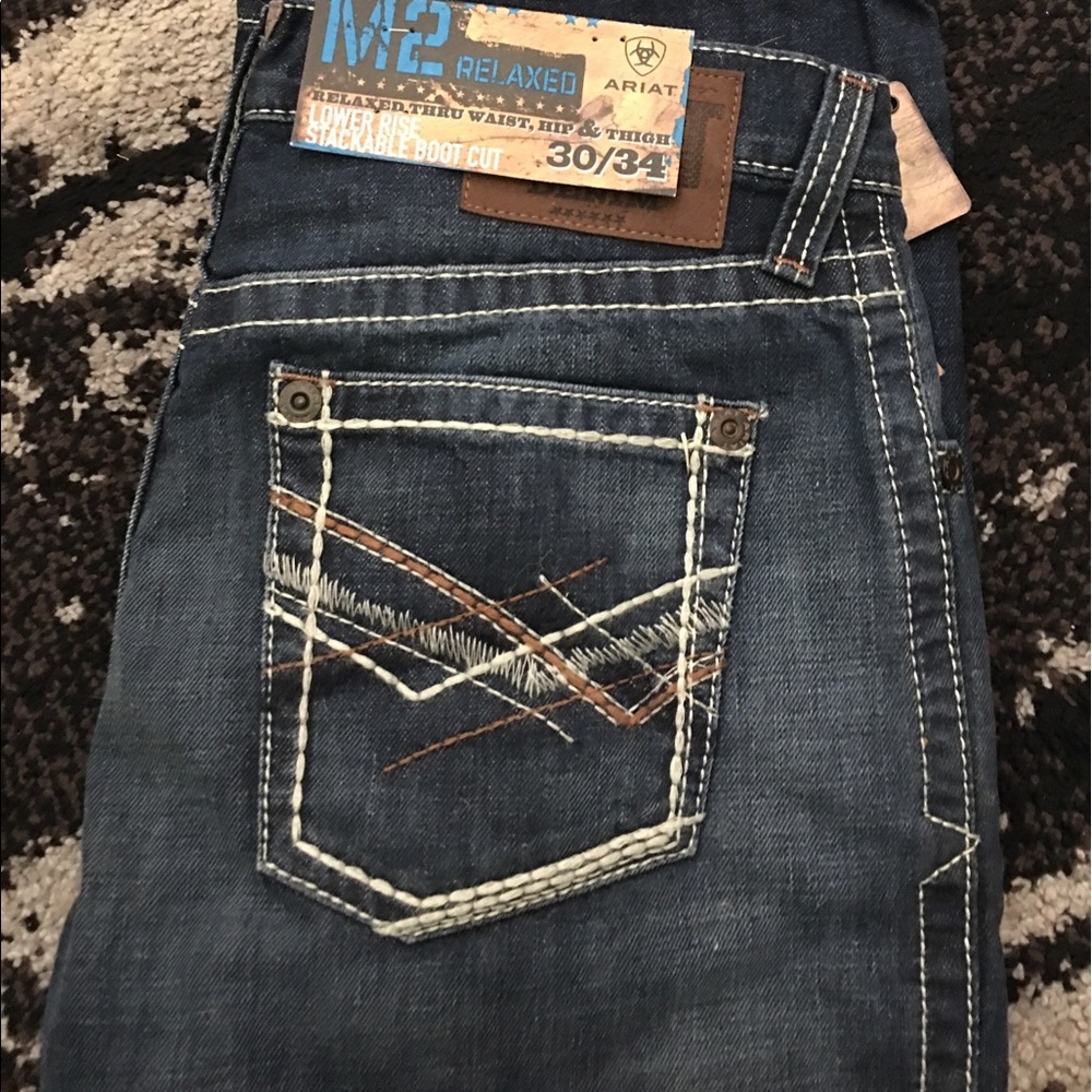 Men's Ariat boot cut jeans
