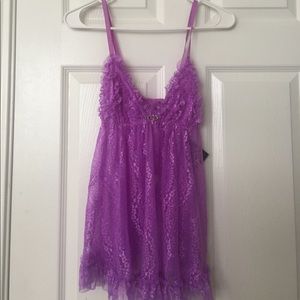 Purple lingerie
