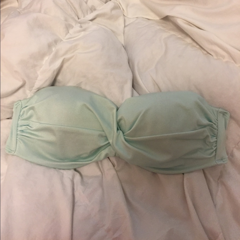Victoria Secret Mint Strapless Bathing suit top!