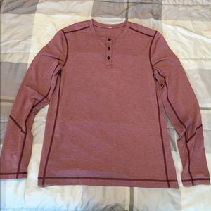 Men's Lululemon fitted Henley long sleeve