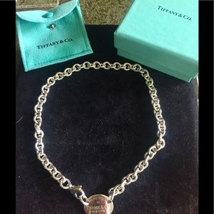 Tiffany & Co. "Return to Tiffany" silver necklace
