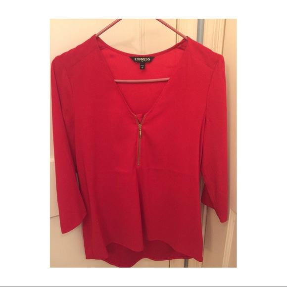 Express red blouse - Picture 1 of 2