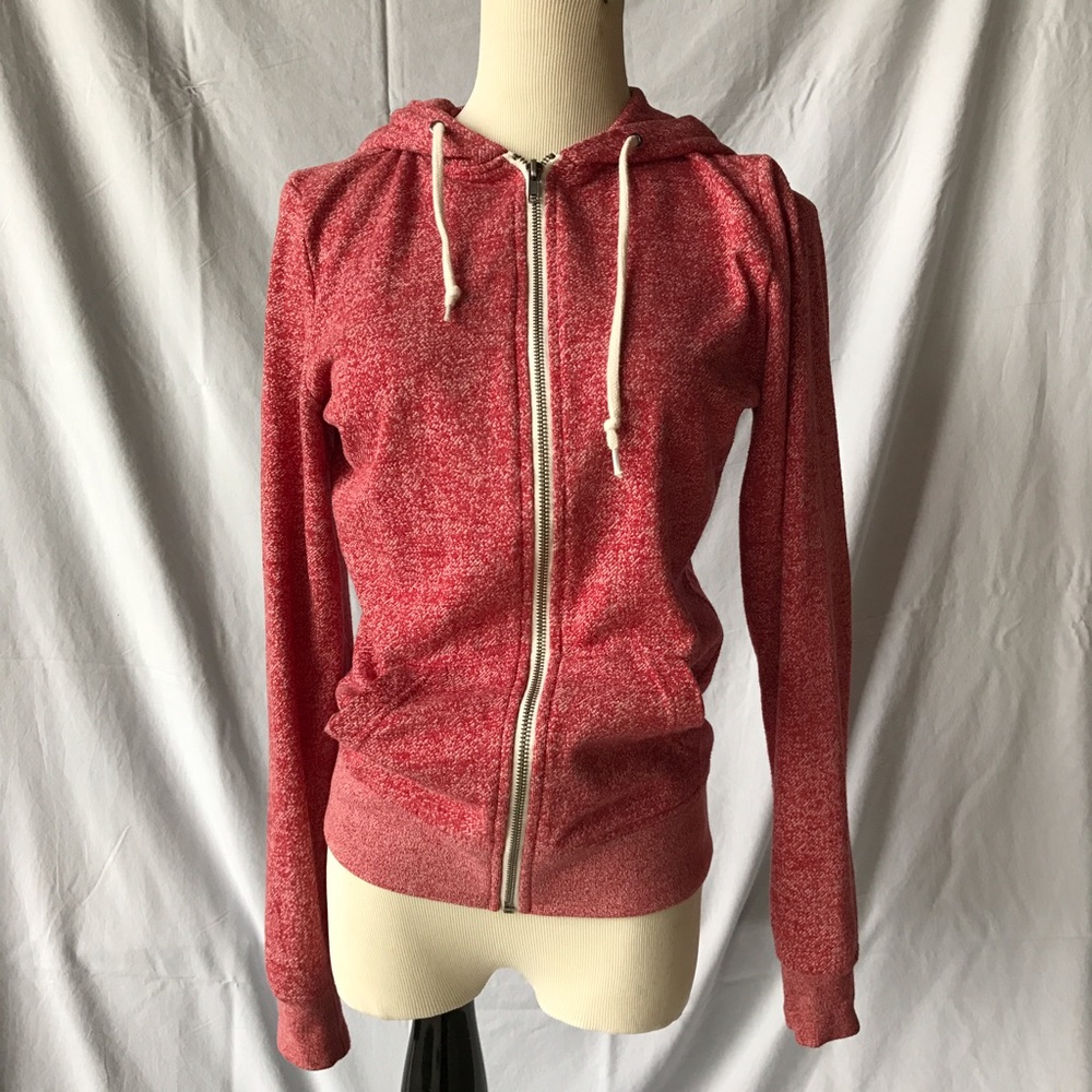 Zumiez Zine Red Speckled Hoodie