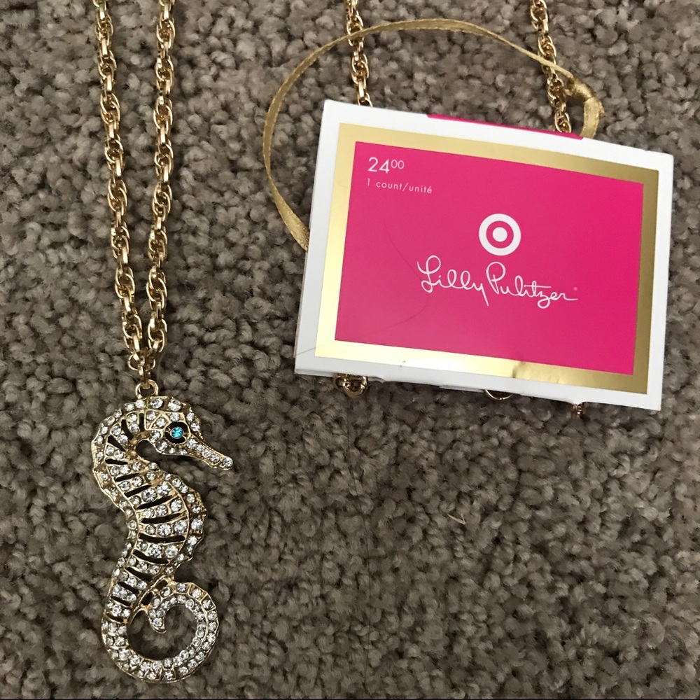 NWT Lilly Pulitzer Seahorse necklace